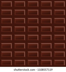 Print chocolate tile pattern