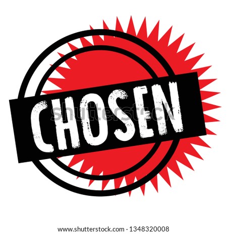 Print chosen stamp on white