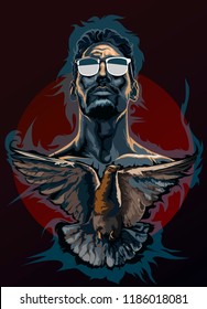 
print for clothes. vector image