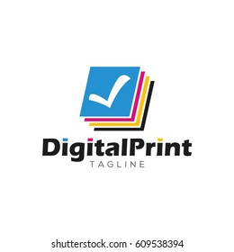 Print CMYK logo template