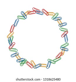 print with colored clips