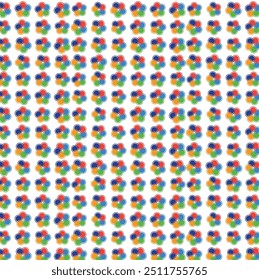 Print Colorful Circles Shapes pattern.