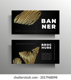 Print cover design template set. Vector illustration. 