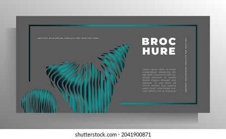 Print cover design template. Vector illustration.