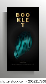 Print cover design template. Vector illustration.