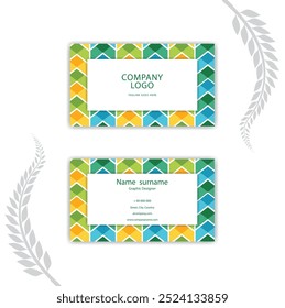 Print Creative business card and name card template.