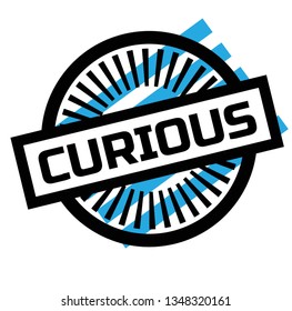 Print curious stamp on white
