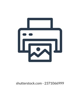 Print Design for Impact Vector Icon Illustration