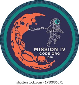 Imprimir diseño sobre el tema del espacio.