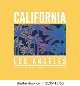 print design with palm texture as vector
