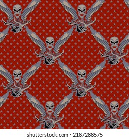 Print design for textile, fabric, t-shirt, wallpaper, wrapping paper