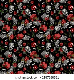 Print design for textile, fabric, t-shirt, wallpaper, wrapping paper