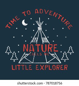 print design as vector for kids fashion