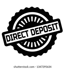 Print Direct Deposit Stamp On White