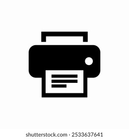 print document icon sign vector