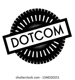 Print dotcom stamp on white