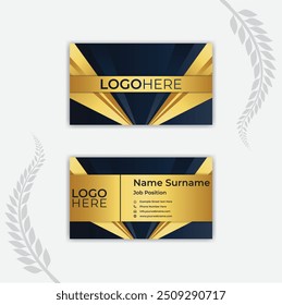 Print Elegant business card template.