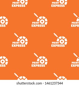 Print express pattern vector orange for any web design best