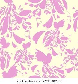 print fashion bird vector 
