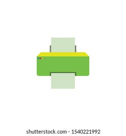 Print or fax vector design. Symbol, icon, illustration.