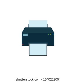 Print or fax vector design. Symbol, icon, illustration.