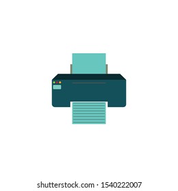 Print or fax vector design. Symbol, icon, illustration.