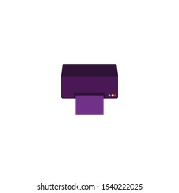 Print or fax vector design. Symbol, icon, illustration.