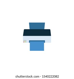 Print or fax vector design. Symbol, icon, illustration.