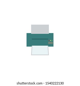 Print or fax vector design. Symbol, icon, illustration.