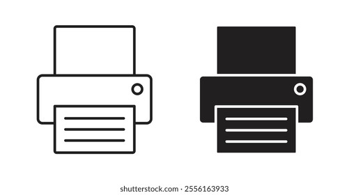 Print Filled flat icons set for apps and web ui designs.