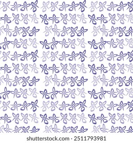 Imprimir padrão abstrato floral sem emenda.