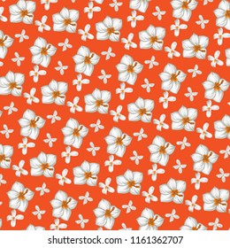 Print flower vector