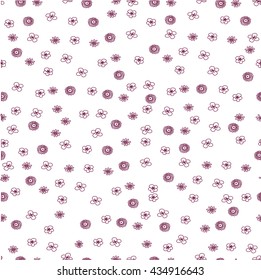 print of flowers.