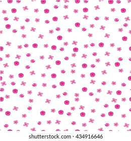 print of flowers. 