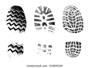 print footwear trace