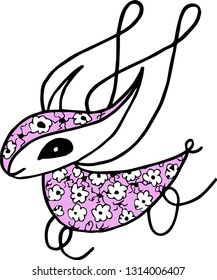 Сhildren's print funny unicorn
