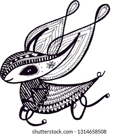 Сhildren's print funny unicorn