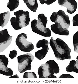 print fur leopard triangle pattern. Leopard pattern.