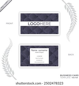 Print Geometric business card template.