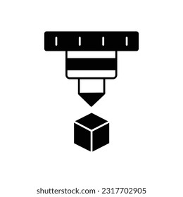 Print  Glyph Vector Icon that can easily edit or modify 

