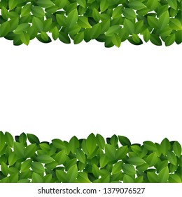 print green leaves border background stock vector royalty free 1379076527 shutterstock