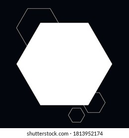 Print Hand-drawing silhouette background. Abstract geometric vector. Element for design.
