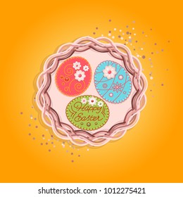 Print happy easter