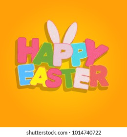 Print happy easter letters