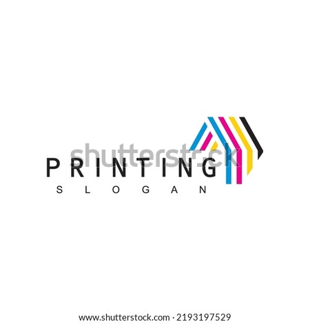 Print House Logo Template Using Colorful House Icon