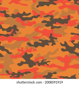 Print for hunting and fishing. Camouflage seamless. Vector.