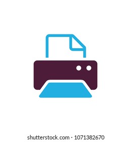Print Icon Design