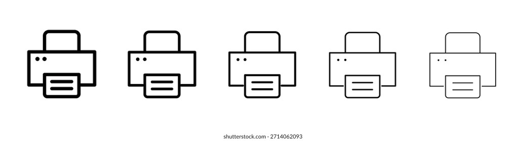 Imprimir design de ícone, logotipo, aplicativo, UI. Ilustração vetorial, EPS