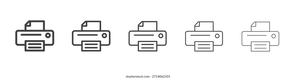Imprimir design de ícone, logotipo, aplicativo, UI. Ilustração vetorial, EPS