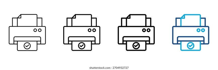 Conjunto de Colección de contorno de estilo diferente Ilustración vectorial
